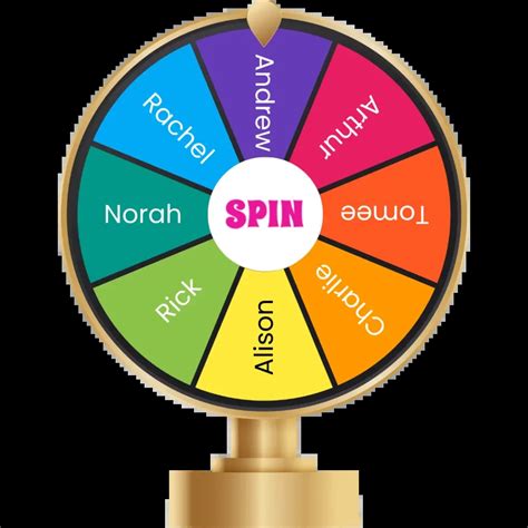 ᐉ Wheel of names spinner .